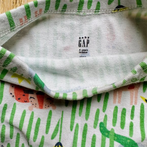 Gap Toddler Jungle Pajamas (4T) - Picture 4 of 5